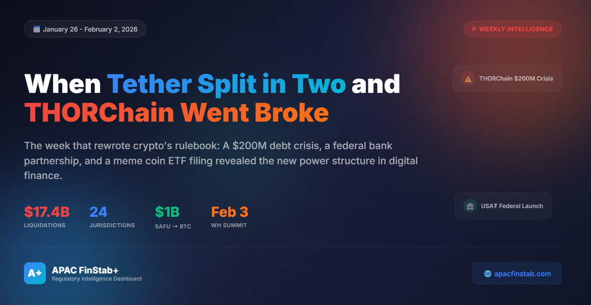 When Tether Split in Two and THORChain Went Broke: The Week That Rewrote Crypto's Rulebook