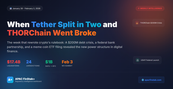 When Tether Split in Two and THORChain Went Broke: The Week That Rewrote Crypto's Rulebook